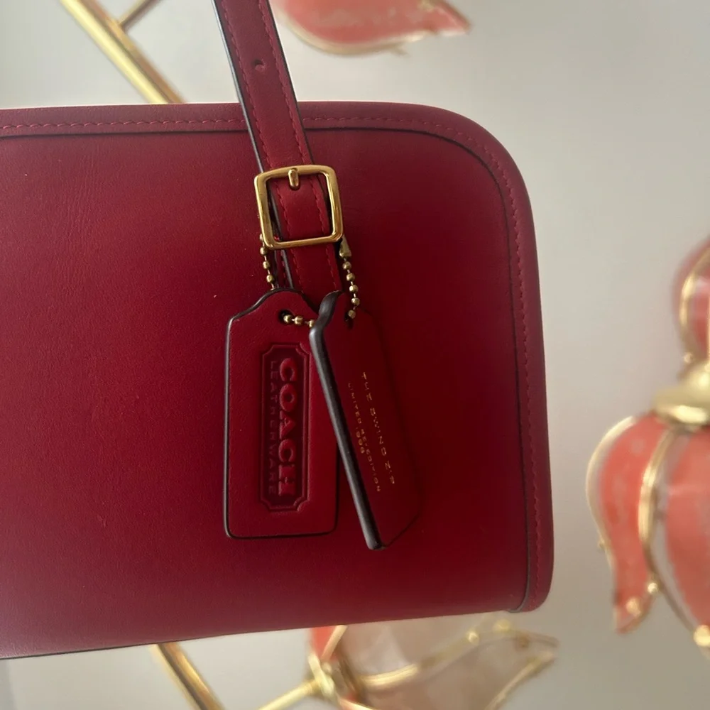 Coach Swing Zip in Ruby Red - Picture 2 of 6